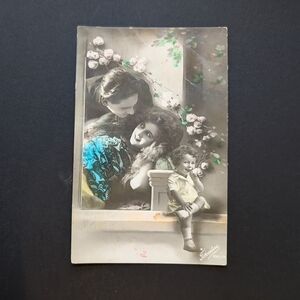 5/$25 Vintage Marked Romantic French Real Photo Postcard (RPPC)